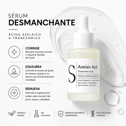 SERUM ACIDO AZELAICO & TRANEXAMICO 30 ML SERUM DESPIGMENTANTE
