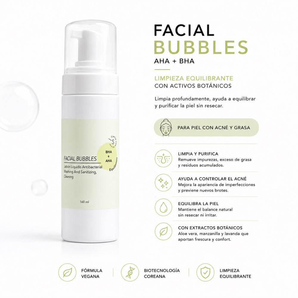 FACIAL BUBBLES BHA + AHA