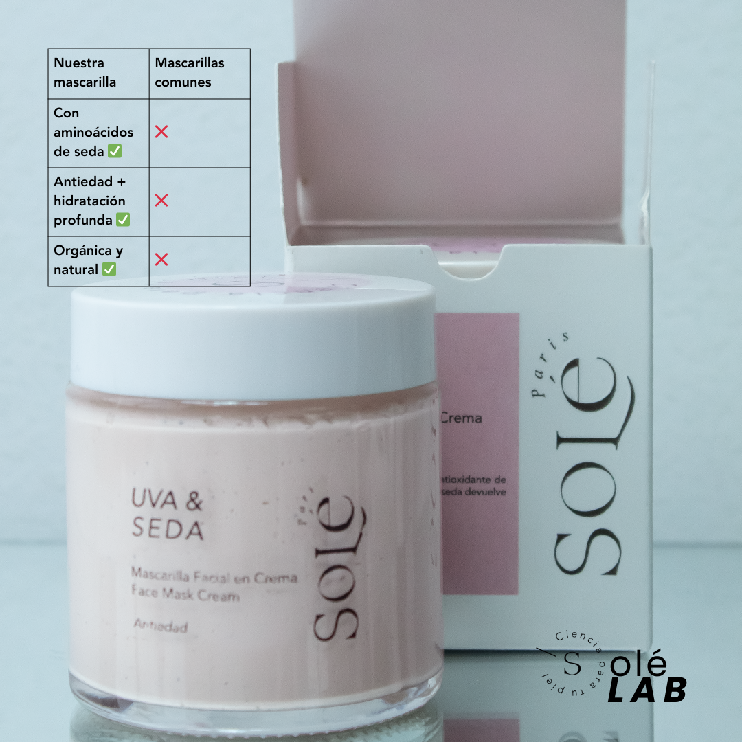 MASCARILLA ANTI EDAD DE UVA & SEDA