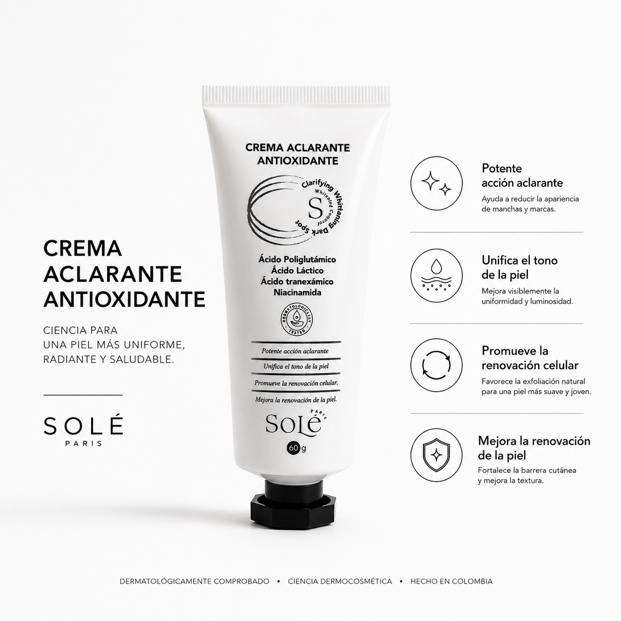 CREMA ACLARANTE CORPOTAL