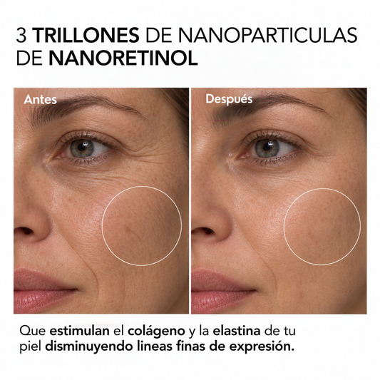 NANORETINOL ENCAPSULADO 30 ML: Serum ANTIEDAD +CENTELLA ASIATICA JAPONESA