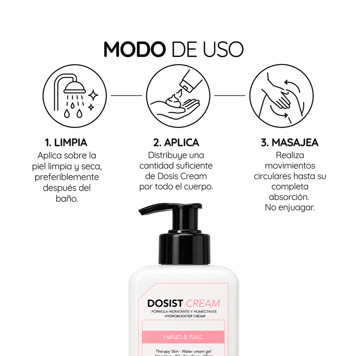 DOSIST CREAM - FORMULA HIDRATANTE Y HUMECTANTE