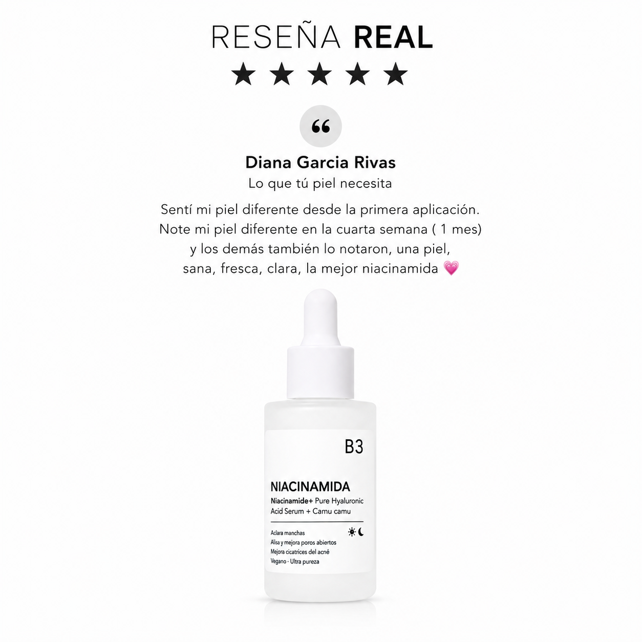 ✨ NIACINAMIDA B3 SERUM FACIAL 30 ML