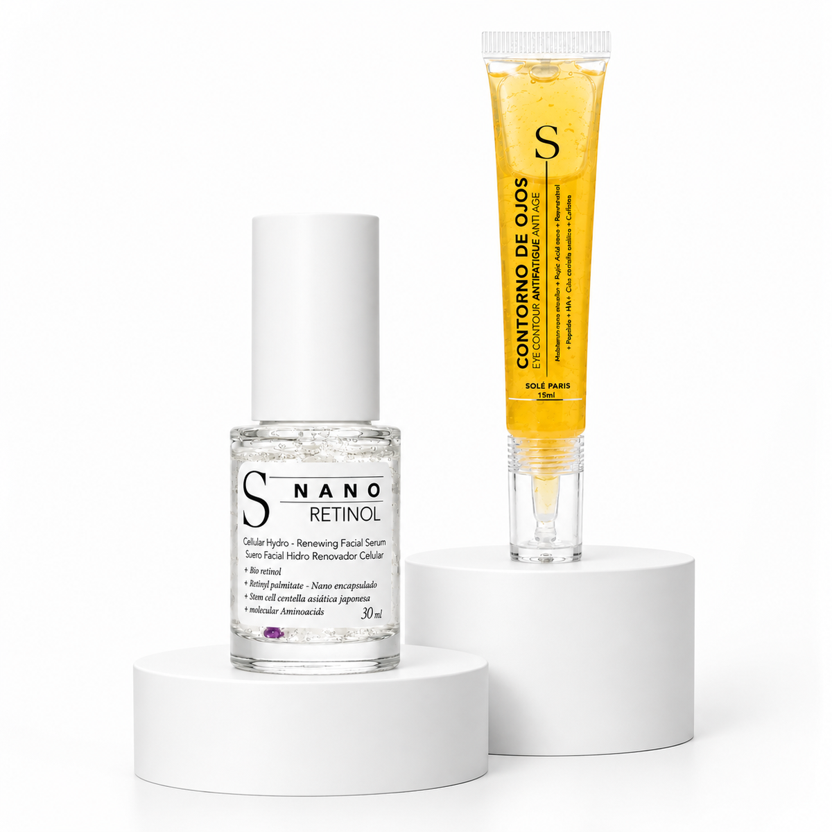 DUO CONTORNO DE OJOS + NANORETINOL