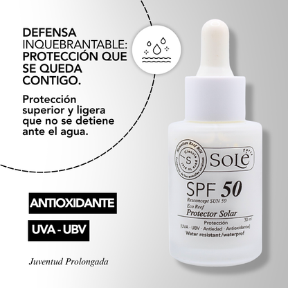BLOQUEADOR SOLAR SPF 50 30 ML GOTERO