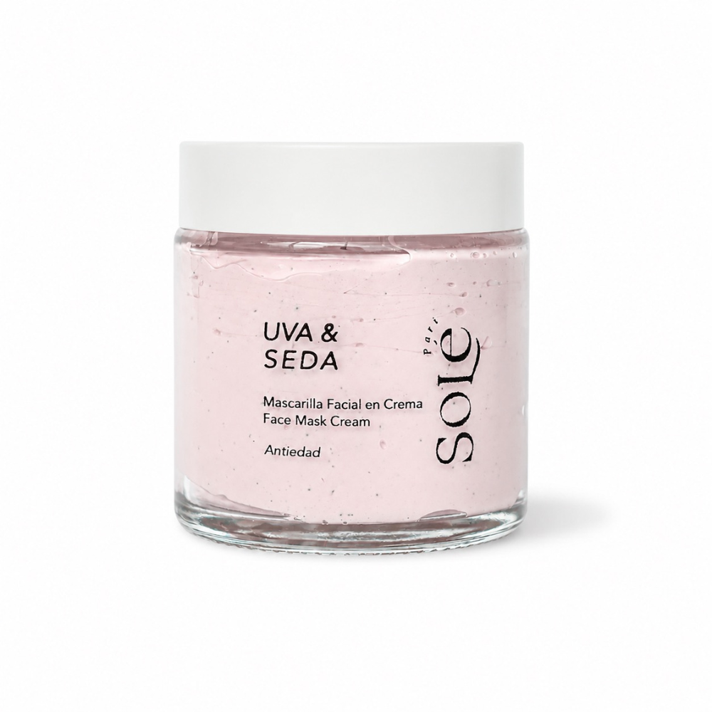 MASCARILLA ANTI EDAD DE UVA & SEDA
