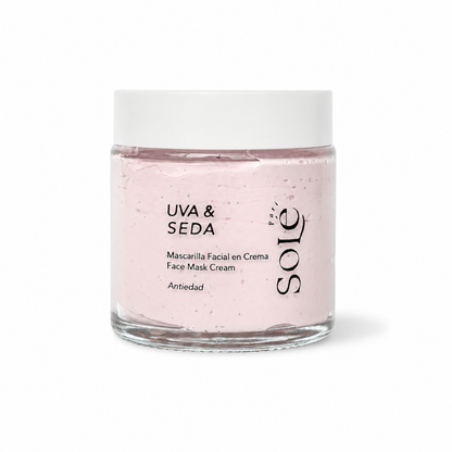 MASCARILLA ANTI EDAD DE UVA & SEDA