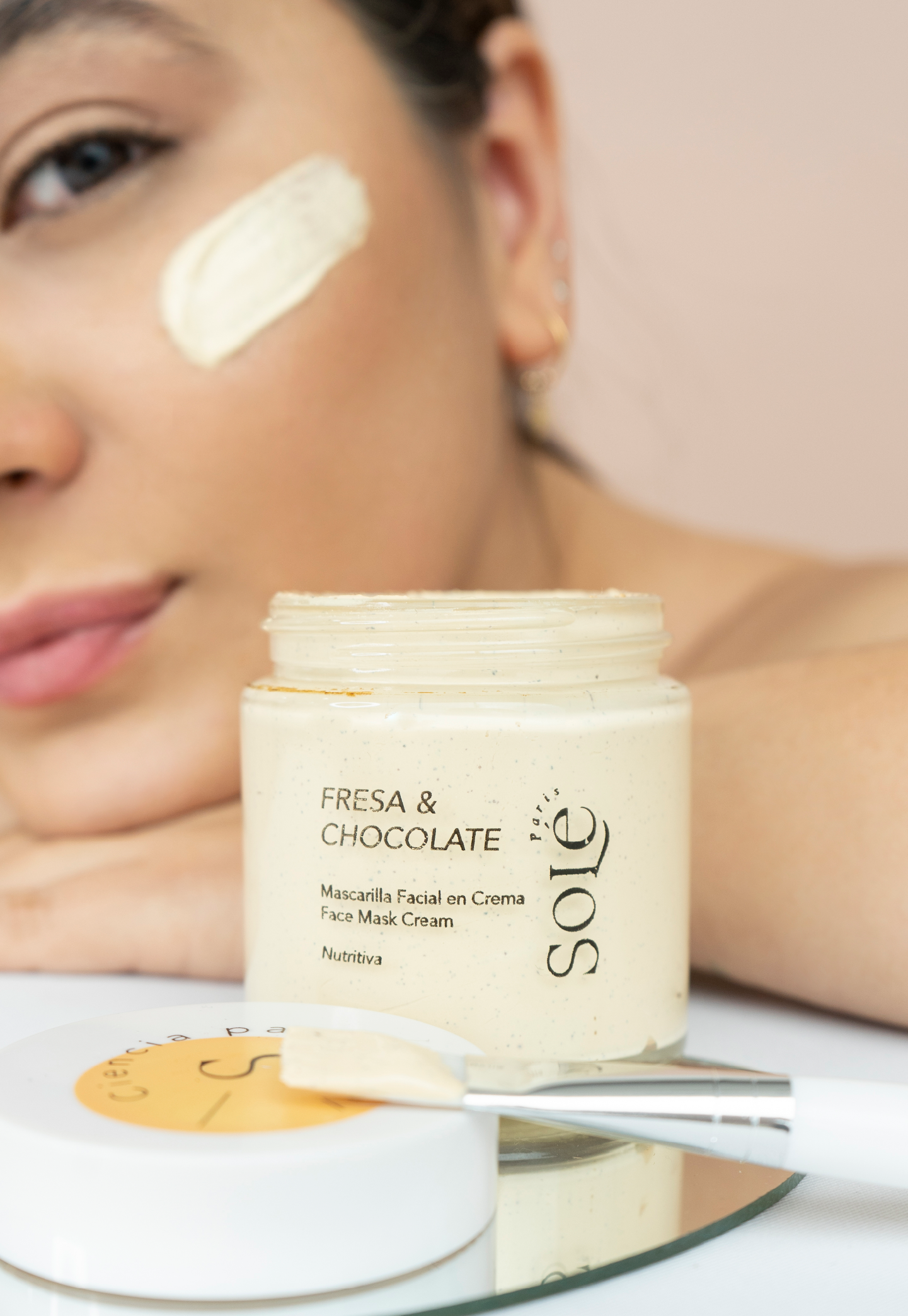 MASCARILLA NUTRITIVA DE FRESA & CHOCOLATE