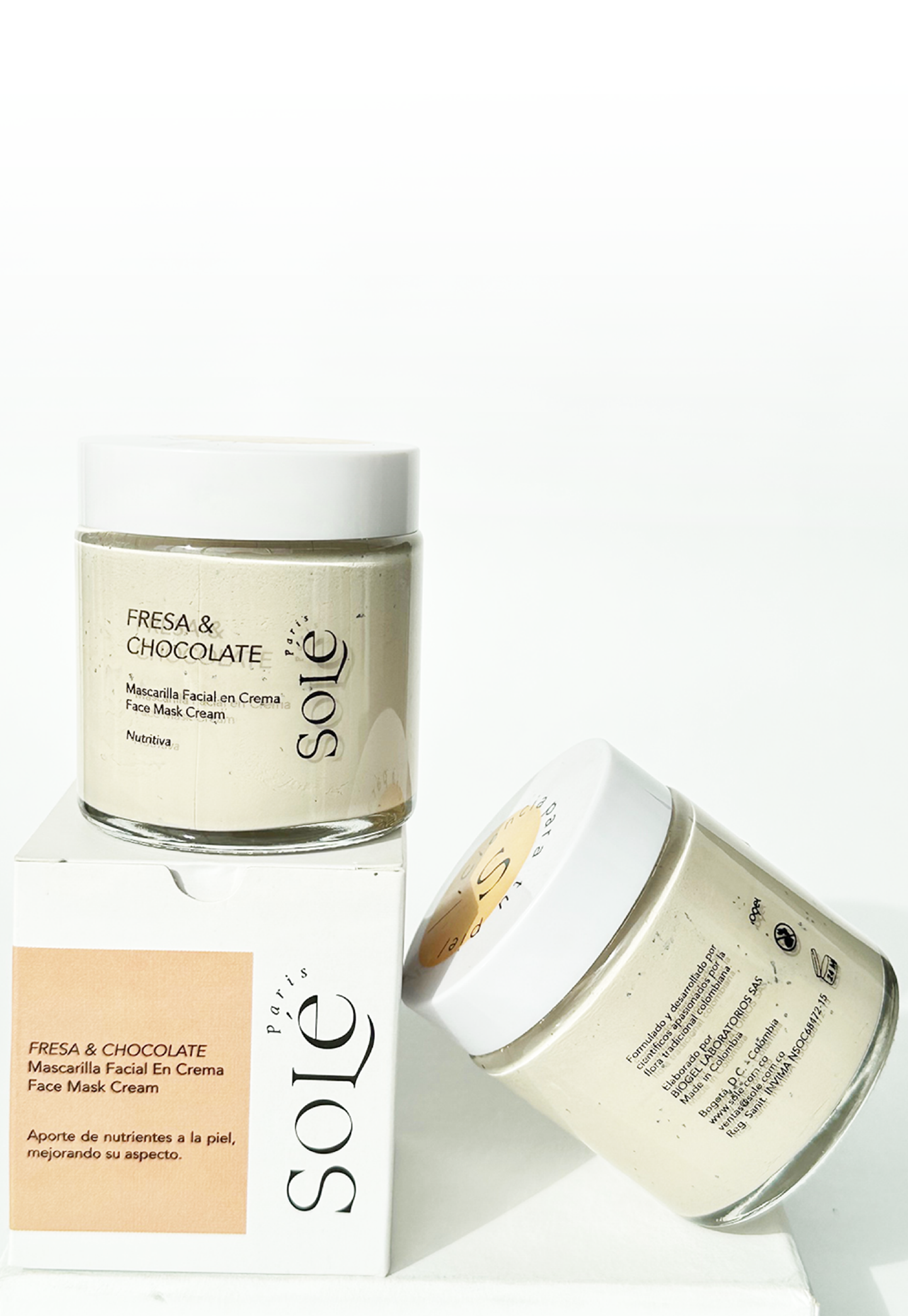 MASCARILLA NUTRITIVA DE FRESA & CHOCOLATE