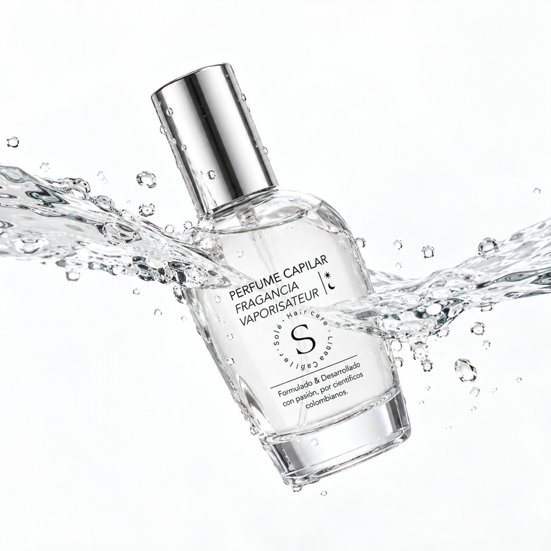 Perfuma sin cargar el cabello