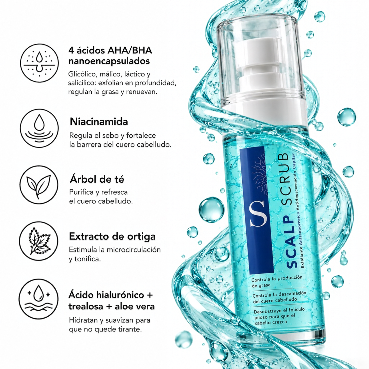 SCALP SCRUB exfoliante antiseborreico capilar