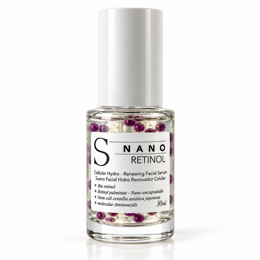 NANORETINOL ENCAPSULADO 30 ML: Serum ANTIEDAD +CENTELLA ASIATICA JAPONESA