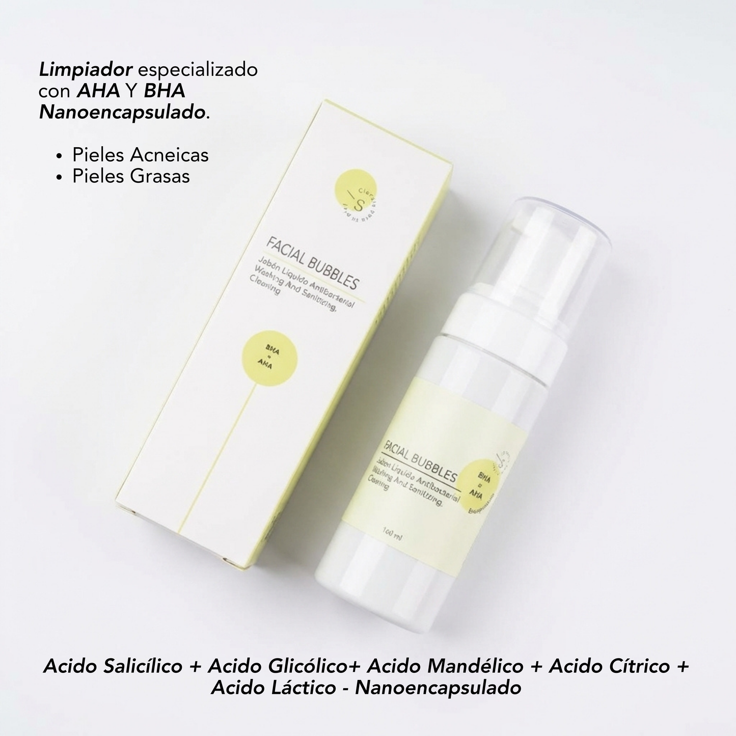 FACIAL BUBBLES BHA + AHA