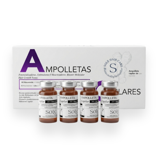 AMPOLLETA CAPILAR - FORTALECE EL CABELLO DESDE LA RAIZ